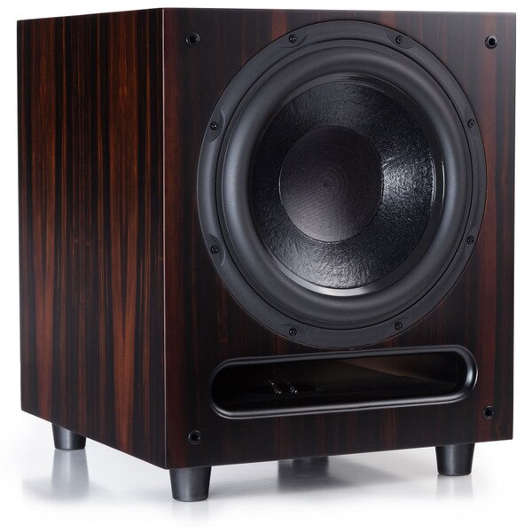 Level Three Powered Subwoofer - Macassar Ebony - front - No grille